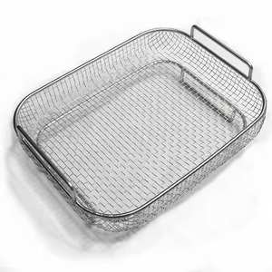 Wholesale Manual Side Perforated Wire Base <b>Mesh</b> <b>Baskets</b> Sterilization Tray Lid Stainless Steel Mahfooz Instrument for Medical - Product Image 5