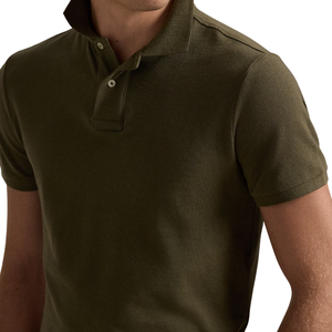 Chemises polo pour hommes, couleur unie, tissu de haute qualité, décontractées, à porter au quotidien, manches courtes, pour occasions formelles ou de golf - Product Image 5