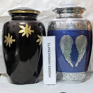 Wholesale Premium <b>Large</b> Cremation <b>Urns</b> - Handcrafted Engraved Metal Funeral <b>Urns</b> Durable High-Quality Adult Ashes Memorial <b>Urns</b> - Product Image 2