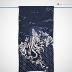 Tissu en Lin/Coton Double Face Batik Tissé Premium Indonésien Fait Main Anti-Odeur Doux Respirant 200g/m pour la Mode - Product Image 1