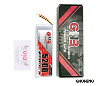 Batterie LiPo GAONENG GNB pour télécommande, 5200 mAh, 1S, 3C, 3,7 V, connecteur JR pour émetteur-récepteur de télécommande TBS Tango 2