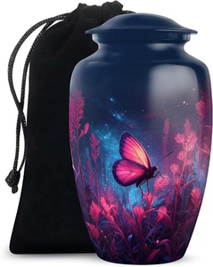 High Quality Best Selling Modern Durable Cremation Urns for Human Ashes Adult <b>Large</b> Aluminum Floor Vase Funeral Supplies - Product Image 4