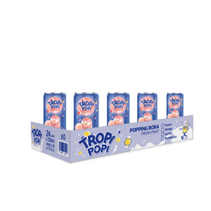 Private Label Milk Flavored Popping <b>Boba</b> <b>Bubble</b> Tea Aluminum Can 330ml-Customizable 8 Brix 18 Months Shelf Life - Product Image 1