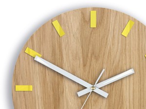 Natural Wooden <b>Clock</b> Budget Friendly Stylish <b>Wall</b> <b>Clock</b> for Living Room <b>Bedroom</b> Office and Gift Use - Product Image 5