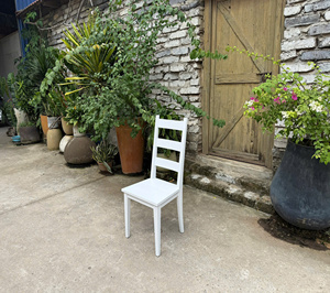 YUSHAN <b>Black</b> Solid Wood Ladder Back <b>Dining</b> <b>Chair</b> with Modern Design for <b>Dining</b> Room Seating Home Furniture Model YS-DC-08 - Product Image 3