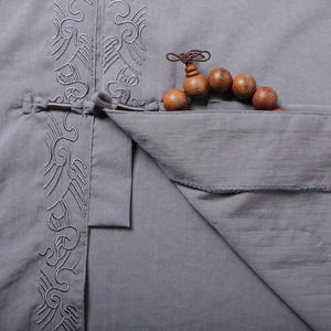 ชุดกังฟูผ้าฝ้ายแท้ 100% แบบมืออาชีพ พร้อมโลโก้สั่งทำพิเศษ ทนทาน ระบายอากาศได้ดี เหมาะสำหรับผู้ใหญ่ทุกเพศทุกวัย สำหรับฝึกศิลปะการต่อสู้ - Product Image 5