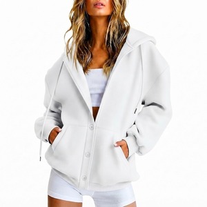 Cárdigan con capucha de punto para mujer, color sólido, manga larga, informal, con botones al frente, con bolsillos, longitud regular, para todas las estaciones - Product Image 6