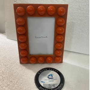 กรอบรูปเรซิ่นสีทองม่วงน้ำเงินหลากสี ดีไซน์ใหม่ ทำด้วยมือ ตกแต่งบ้านแบบตั้งโต๊ะ - Product Image 1