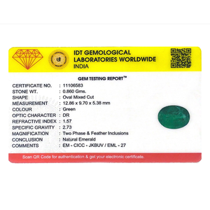 Natural Zambian Emerald 4.3 Carat Loose Gemstone for Fine Jewelry - Product Image 4