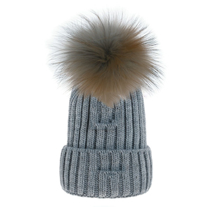 Unisex Custom Logo Ribbed Wool Knit <b>Beanie</b> Pom Pom Winter Cuffed <b>Hat</b> Character Breathable Waterproof Adjustable for Men <b>Women</b> - Product Image 4
