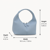 2026 Trendige Schultertasche für Damen Umhängetasche Halbmond-Tasche Leder-Schultertasche Messenger-Tasche Modische Mini-Handtasche