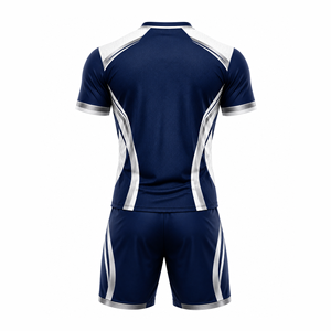 Ensemble d'uniformes de football sublimés de qualité supérieure – Maillot et short personnalisés, tenue d'équipe d'élite, coupe performante pour les clubs - Product Image 2