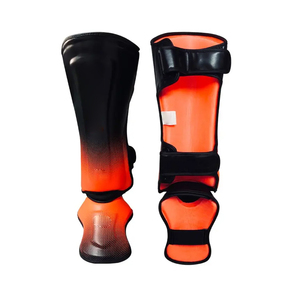 Protectores de Empeine de Cuero de Alta Calidad para Combate, Equipo de Protección Premium, Protectores de Espinilla de Boxeo de Cuero Vacuno Profesional - Product Image 4