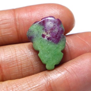 Cabujón de Zoisita Rubí Natural Tallado, Gema de Rubí Tallada a Mano, Piedra Suelta Lisa, Proveedor Mayorista para Joyería - Product Image 3