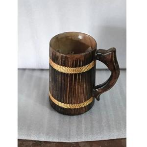 Taza clásica de madera para beber, fabricada en India, para cocina, cafetería y restaurante, disponible a un precio competitivo desde India. - Product Image 1