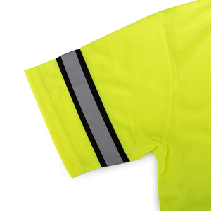 Polo de sécurité en polyester personnalisable, qualité supérieure, fabrication de vêtements, polos réfléchissants pour travailleurs, 2 panneaux, manches courtes - Product Image 5