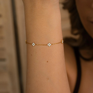 Wholesale Elegant Design <b>Womens</b> 925 Sterling <b>Silver</b> Diamond Bracelet Premium Finish Stylish Jewelry Gift - Product Image 4