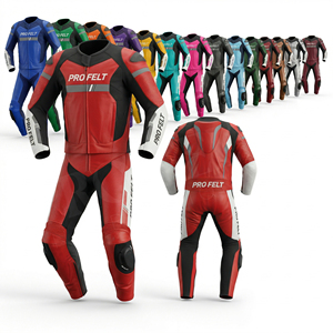 Combinaison de moto en cuir de qualité supérieure pour la course, équipement de protection pour motard, combinaison de motard avec armure CE, vêtements de sport respirants – Grande Vente - Product Image 1