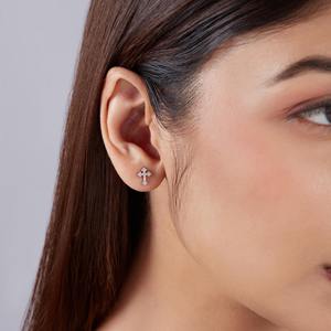 Boucles d'oreilles pendantes en spirale en or 14K avec diamants de laboratoire poire et ronds de 0,85 carat, serties à griffes, bijoux fins, cadeau pour femme - Product Image 6