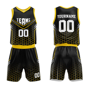 Ensemble d'uniformes de basketball personnalisés imprimés par transfert thermique, respirants et écologiques, blanc et bleu, maillot sans manches à col en V et short - Product Image 3