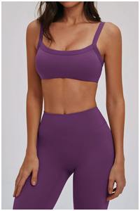 Conjunto de Yoga Personalizado al por Mayor para Mujer, Ropa Deportiva de Verano, Sujetador Deportivo y Leggings de Fitness con Efecto Levanta Glúteos, Conjunto de Yoga Transpirable - Product Image 2