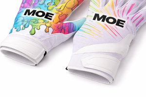 Gants de football pour receveurs avec impression par sublimation personnalisée, paume à haute adhérence, ajustement flexible, fermeture sécurisée du poignet, fabrication OEM - Product Image 4