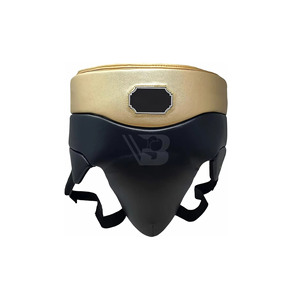 Protège-entrejambe en cuir anti-transpiration le plus vendu pour la boxe, réglable et respirant, équipement de combat MMA, couleur personnalisable - Product Image 5