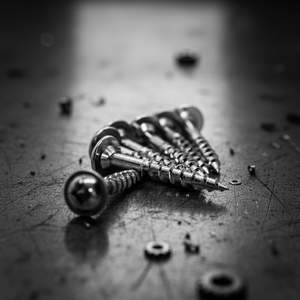 สกรูหัวจมแบบเมตริก/นิ้ว สำหรับงานไม้ แบบเกลียวปล่อย หัวฟิลลิปส์/โพซิไดรฟ์ ชุบสังกะสี/นิกเกิล เหล็กกล้าคาร์บอน เหล็กกล้าไร้สนิม เกลียวหยาบ - Product Image 1