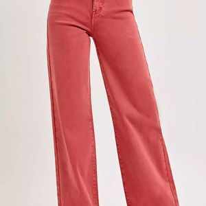 Jeans amples et larges pour femmes, couleur unie, style streetwear, vente en gros, faible MOQ, meilleur prix, OEM - Product Image 6