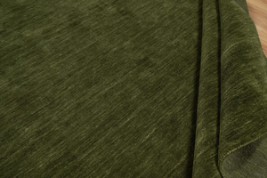 Tapis en laine Oushak antique tissé à la main, taille personnalisée, vert forêt, tons terreux, tapis moderne pour salon et chambre à coucher - Product Image 3