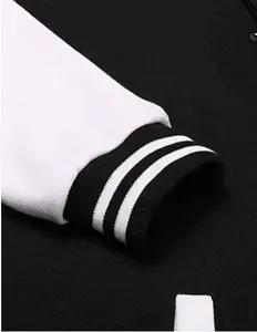 Men's Stylish Casual Wool Down Varsity Jacket Comfortable Athletic Fit <b>for</b> Fall Winter Sports <b>Pattern</b> Decoration - Product Image 4