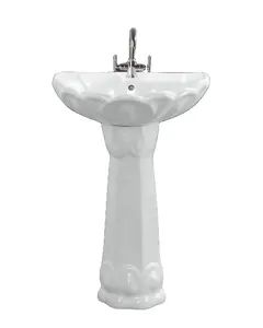 Tangdao lavelli sanitari bagno minimalista lavabo in ceramica lavabo piedistallo con piedistallo a basso prezzo sotto i 10 USD
