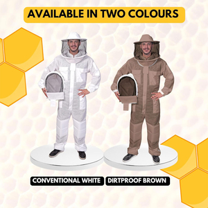 Traje de Apicultura de Doble Capa con Malla Ventilada de 3 Niveles, Velo Protector y Velo Redondo, Puños Elásticos, Múltiples Bolsillos - Product Image 2