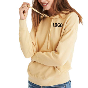 Sudadera con Capucha de Secado Rápido y Transpirable para Mujer, Talla Grande, Invierno, con Logotipo Personalizado, Estilo Urbano, Manga Larga, 100% Algodón Felpa - Product Image 5