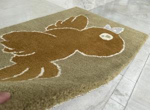 Tapis pour enfants fait main, 100% laine, motif animalier, prix direct usine, pour usage intérieur, personnalisable. - Product Image 3