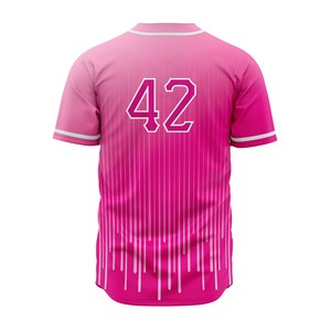High Quality Custom Made Baseball Jerseys In Wholesale Rate Custom Made Full Printing Baseball Jersey - Product Image 3