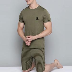 Ensemble t-shirt et short à manches courtes pour homme, vêtements de sport, idéal pour la course à pied, ensemble été 2 pièces - Product Image 4