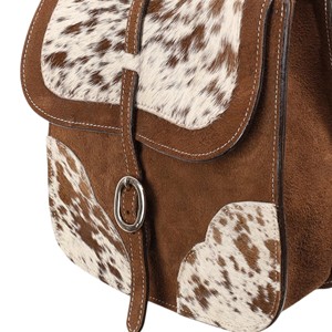 Bolsas de Sillín de Cuero Artesanales Estilo Western, Bolsa de Sillín de Piel de Vaca con Doble Bolsillo para Montar a Caballo, Bolsa de Almacenamiento para Equipo de Equitación - Product Image 2