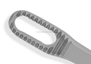 Pinces à griffes VATS en acier inoxydable de haute qualité, droites, 11 mm, mâchoires oblongues dentelées, tige de 5 mm, WRatchet 9''/23 cm - Product Image 5