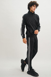 Oversized Tracksuit Streetwear Jogger Set Hoodie Set Unisex Cotton Fleece Y2K Retro Custom OEM ODM Wholesale Manufacturer - Product Image 4