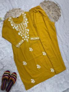 Collection de kurtis décontractés en coton Khadi, séchage rapide, pour la vente en ligne - Product Image 4