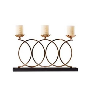 Portavelas metálico de lujo, ideal para espacios de oficina y entornos comerciales. - Product Image 6