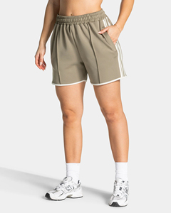 Shorts Deportivos para Mujer, Lisos con Rayas Laterales, Forro en Contraste, Logotipo Personalizado, Venta al Por Mayor, Tela Suave y Transpirable, Talla Grande, Alta Calidad - Product Image 3