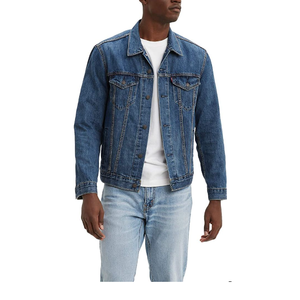 Chaqueta de Mezclilla Gruesa con Forro Polar para Hombre, Tallas Grandes, de Alta Calidad, para Exportación - Product Image 5