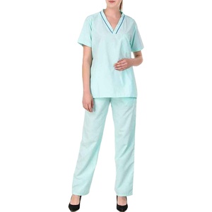 Best Quality Fabric Clinic Shirt And <b>Trouser</b> Lightweight Summer Comfort Professional Healthcare Hospital Uniform - Product Image 1