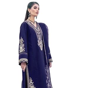 นักออกแบบล่าสุดงานปักชีฟอง Georgette บริสุทธิ์ชุด Kurti แฟนซี - Product Image 1