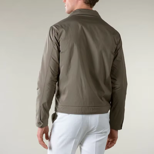 Nouvelle veste coupe-vent réversible pour homme, personnalisée OEM, nouvelle mode, imperméable, softshell, manteau d'hiver avec fermeture éclair - Product Image 4