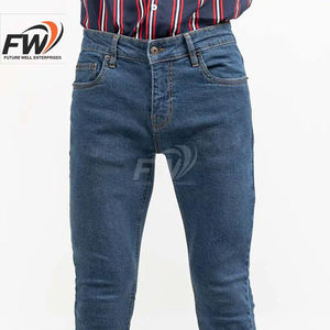Jeans de Mezclilla Casuales para Hombre, Corte Recto Medio, Elásticos, Precio Razonable, para Adultos, Nuevo Modelo Disponible, Venta al Por Mayor OEM - Product Image 4