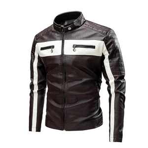Chaqueta de Cuero Genuino para Motocicleta, Chaqueta de Cuero Resistente para Hombre, Equipo de Motocicleta, Chaquetas de Cuero a la Moda - Product Image 6