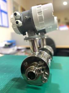 Débitmètre magnétique sanitaire DN25 1,5'' à trois colliers 3A de qualité alimentaire pour lait, jus et bière - Product Image 4